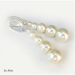 Svadobné náušnice Ivory perly