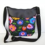 Čierna kabelka Folklór Crossbody